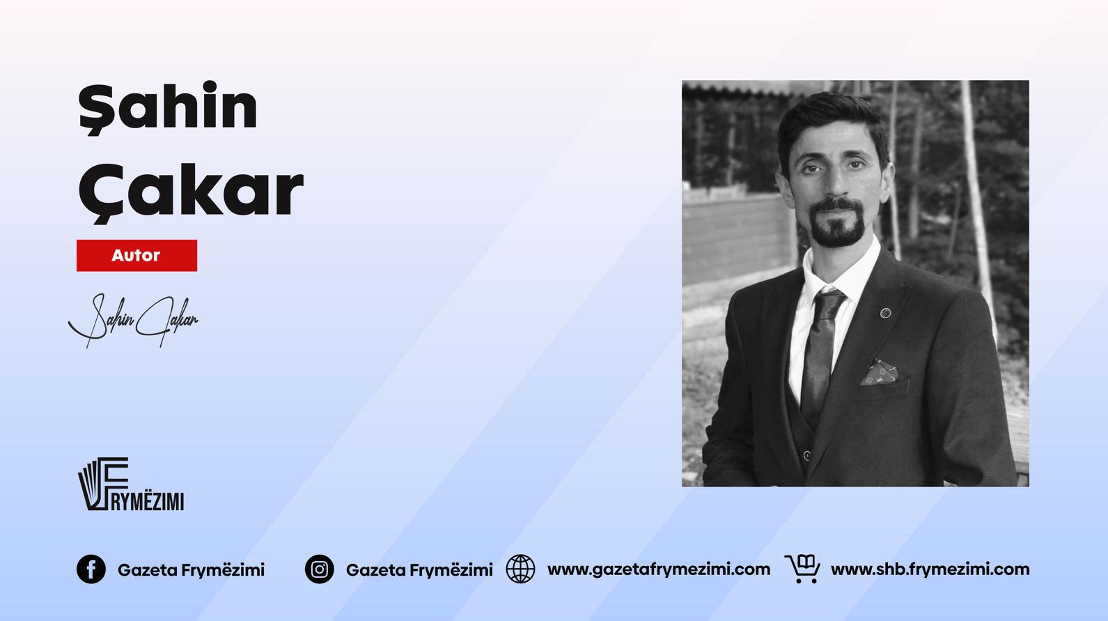 Intervistë me poetin turk: Şahin Çakar