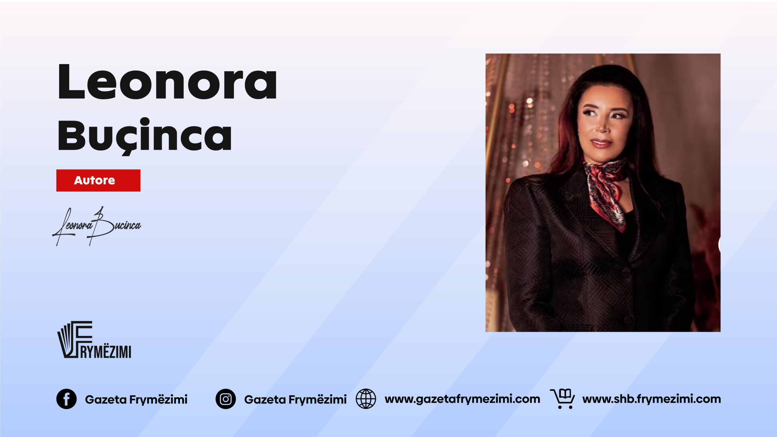 Interviste me autoren: Leonora Buçinca